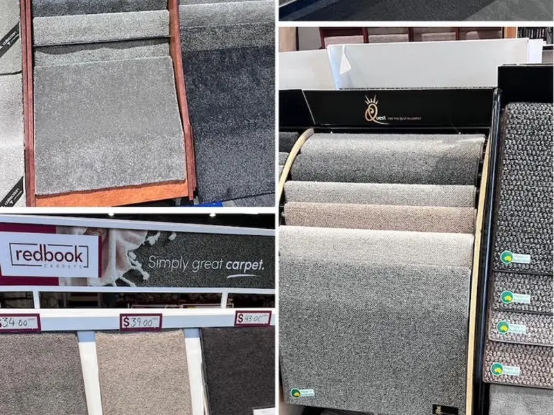 Rolls of quality carpet ready for supply and installation