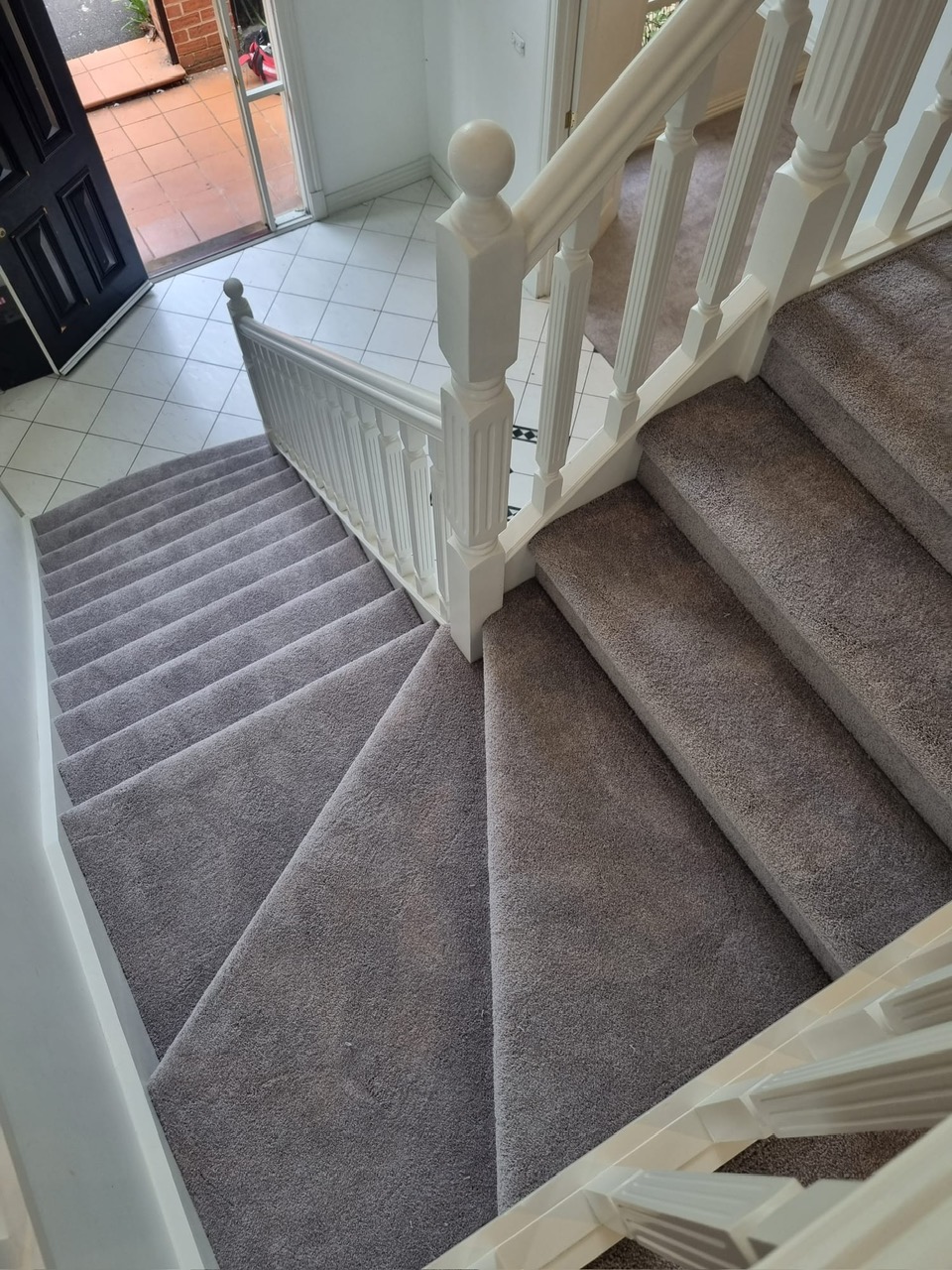 Finished carpet work by Fadel's Carpet Laying